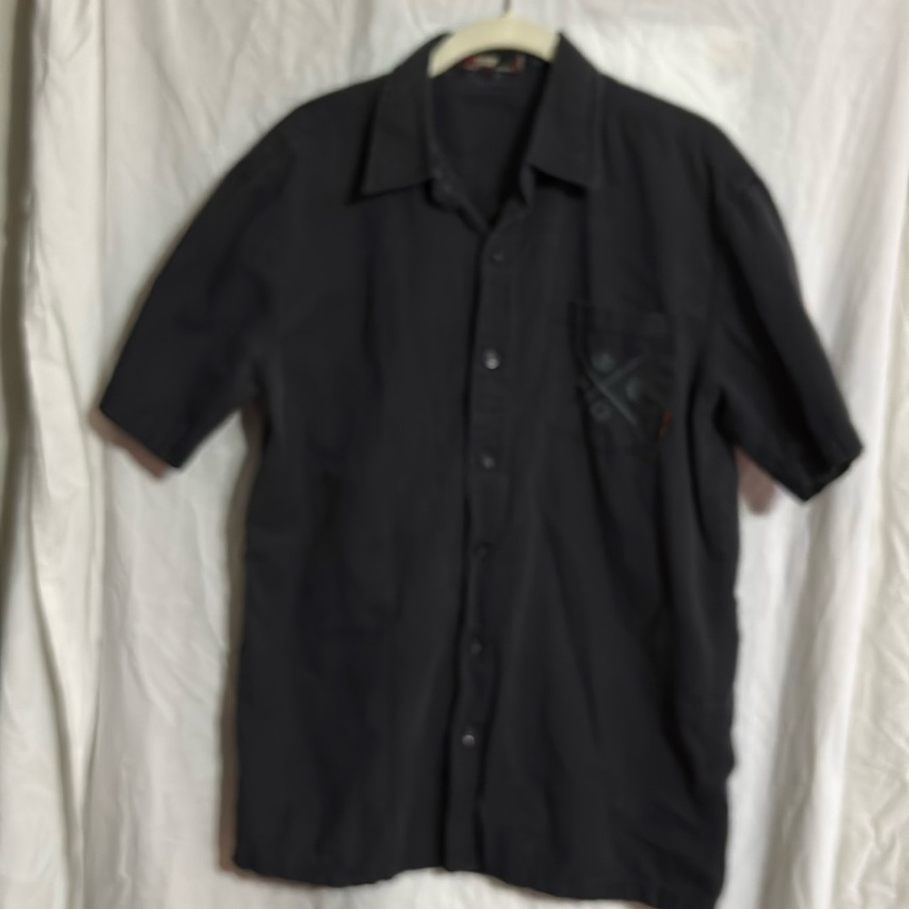 SOLD - Casual button down short sleeved shirt